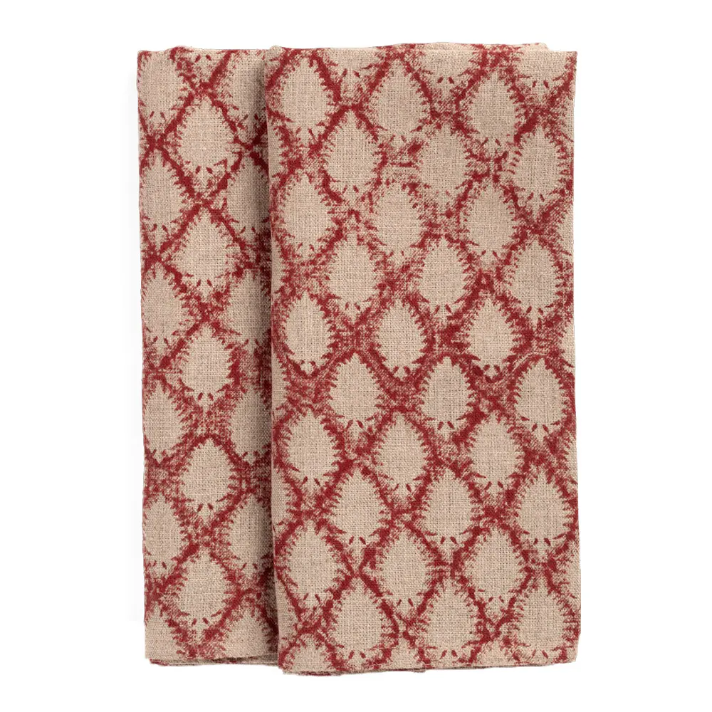 Cypress Lautasliina 45x45 cm 2 kpl Punainen