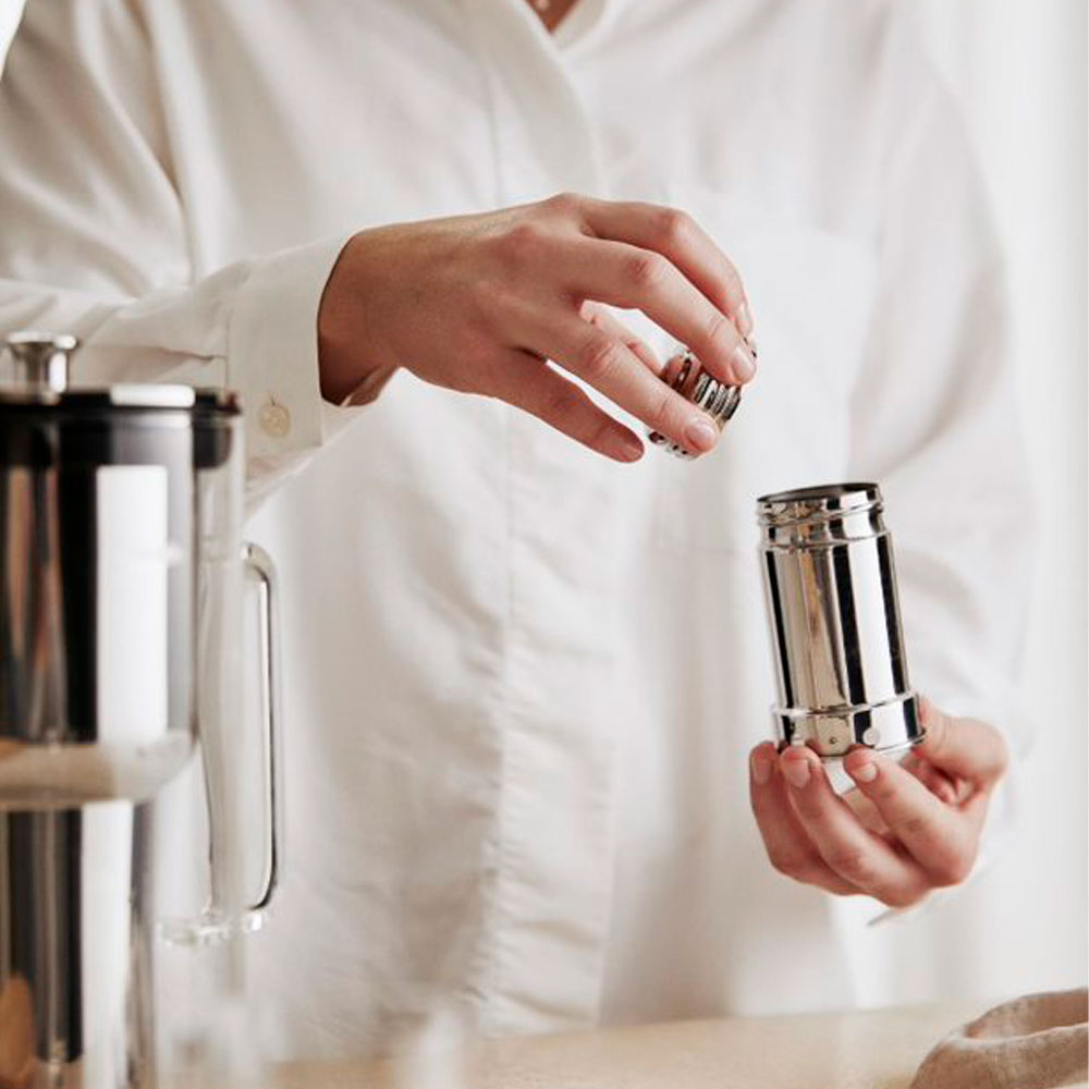 Aarke Aarke Purifier vattenfilterkanna 1,18L glas/stål