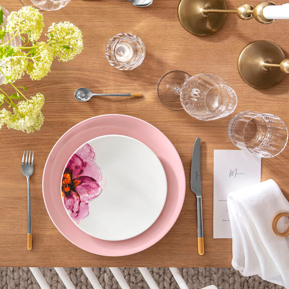 Villeroy & Boch Rose Garden Tallrik 21 cm Vit