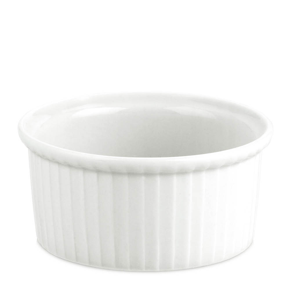 Pillivuyt Ramekin nr 2 låg 7,6 cm 10 cl vit