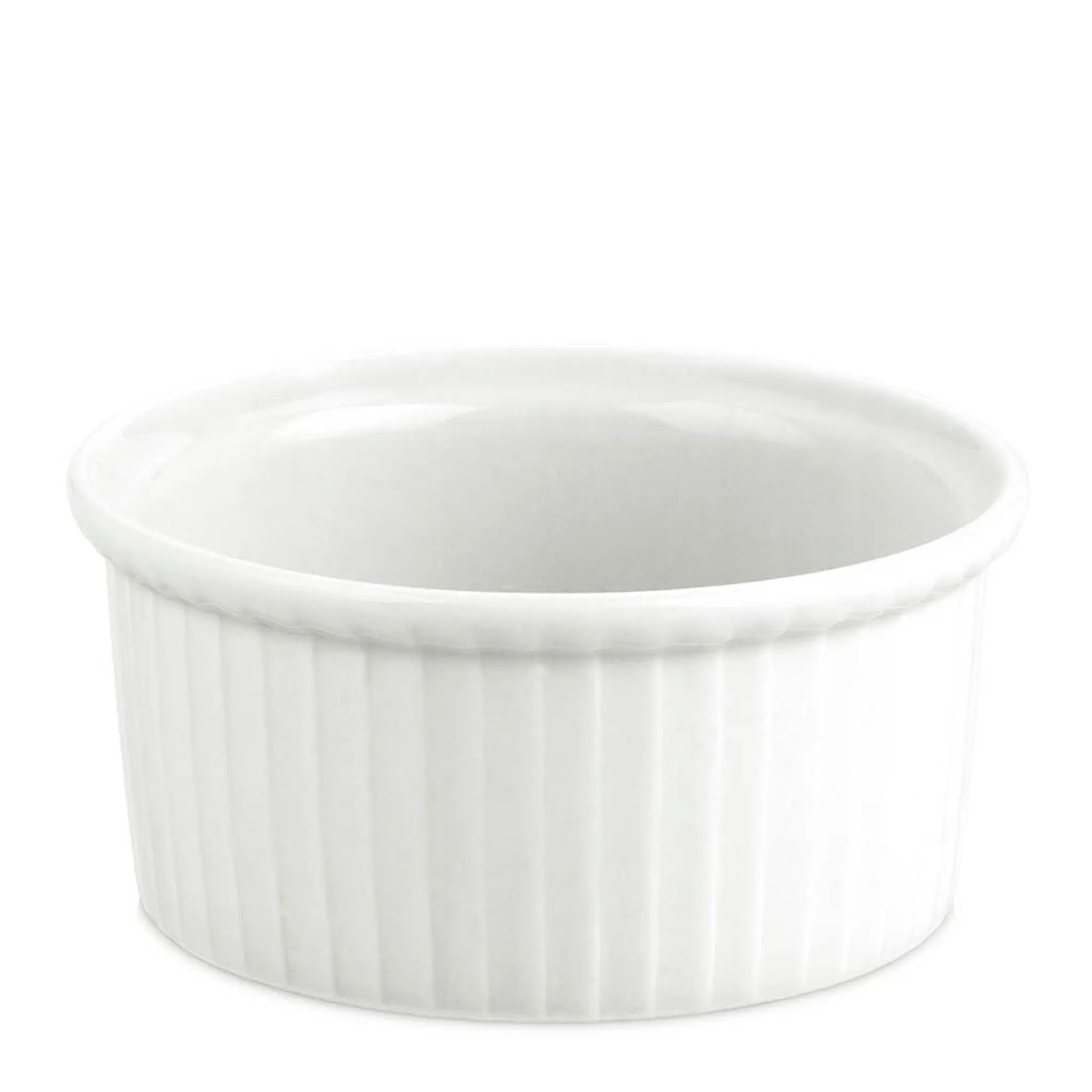 Pillivuyt Ramekin nr 2 låg 7,6 cm 10 cl vit