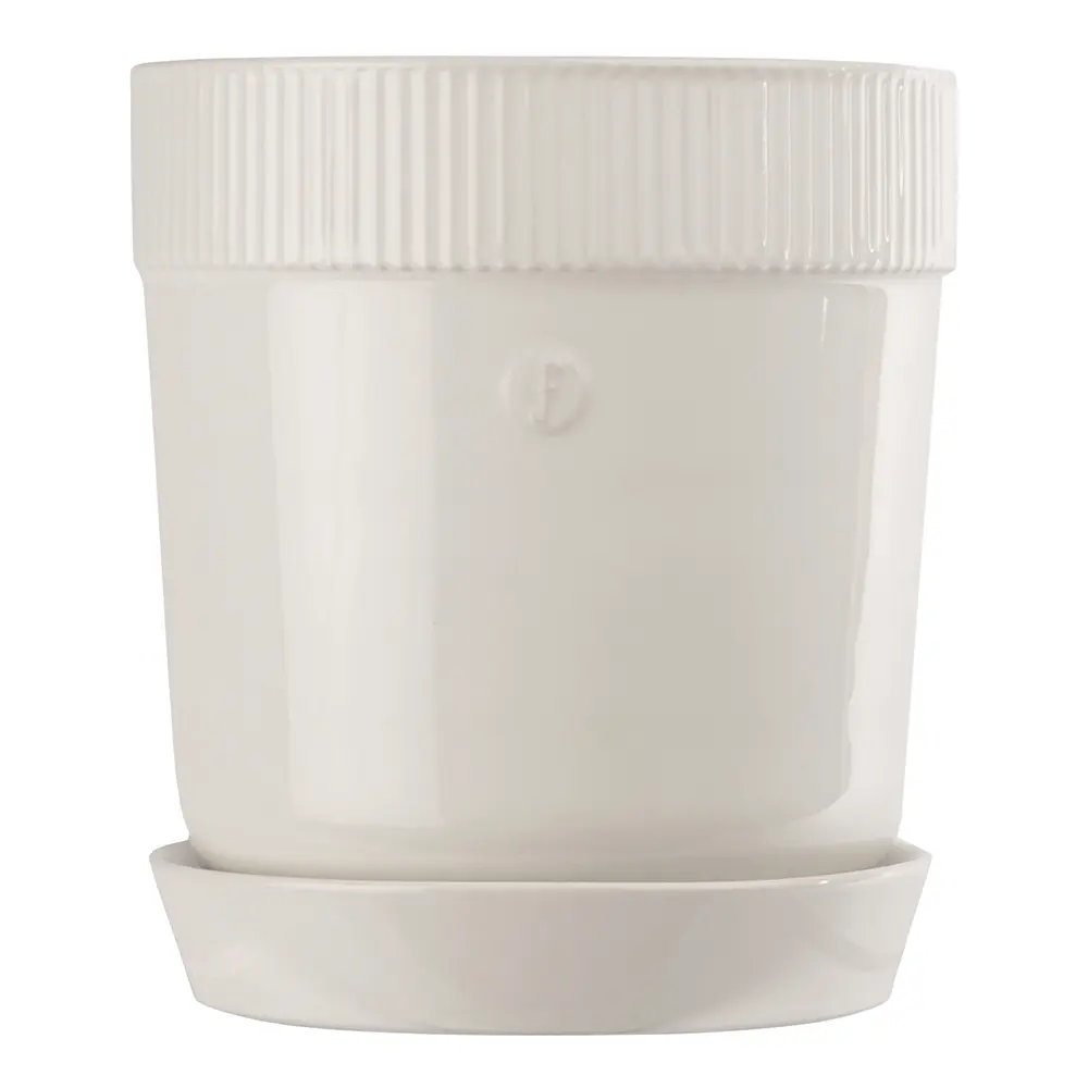 Elise Kukkaruukku 14x15 cm Valkoinen