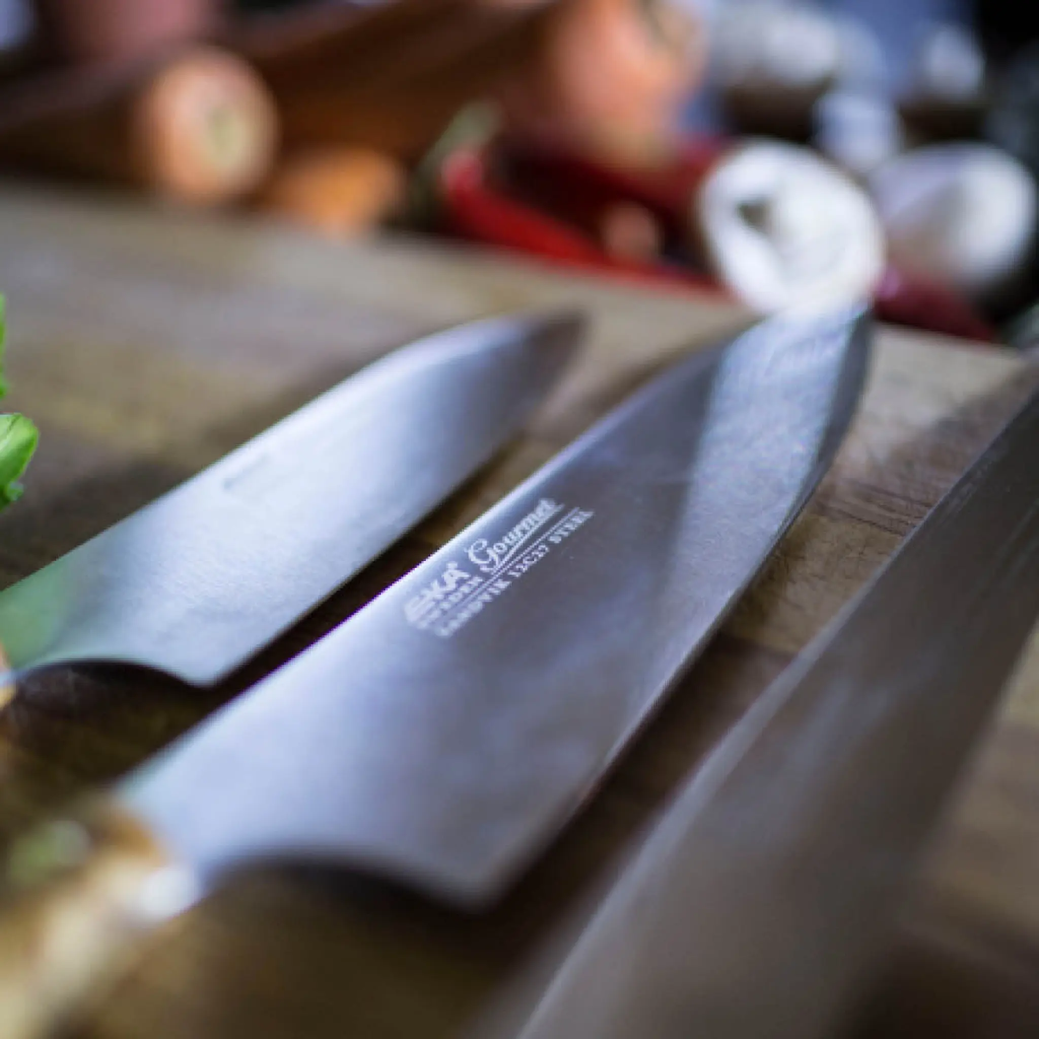 EKA Gourmet kockkniv 20 cm trä