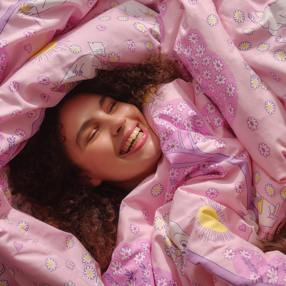 Moomin Arabia Muumi Tyynyliina 50x60 cm Sydänkäpyset