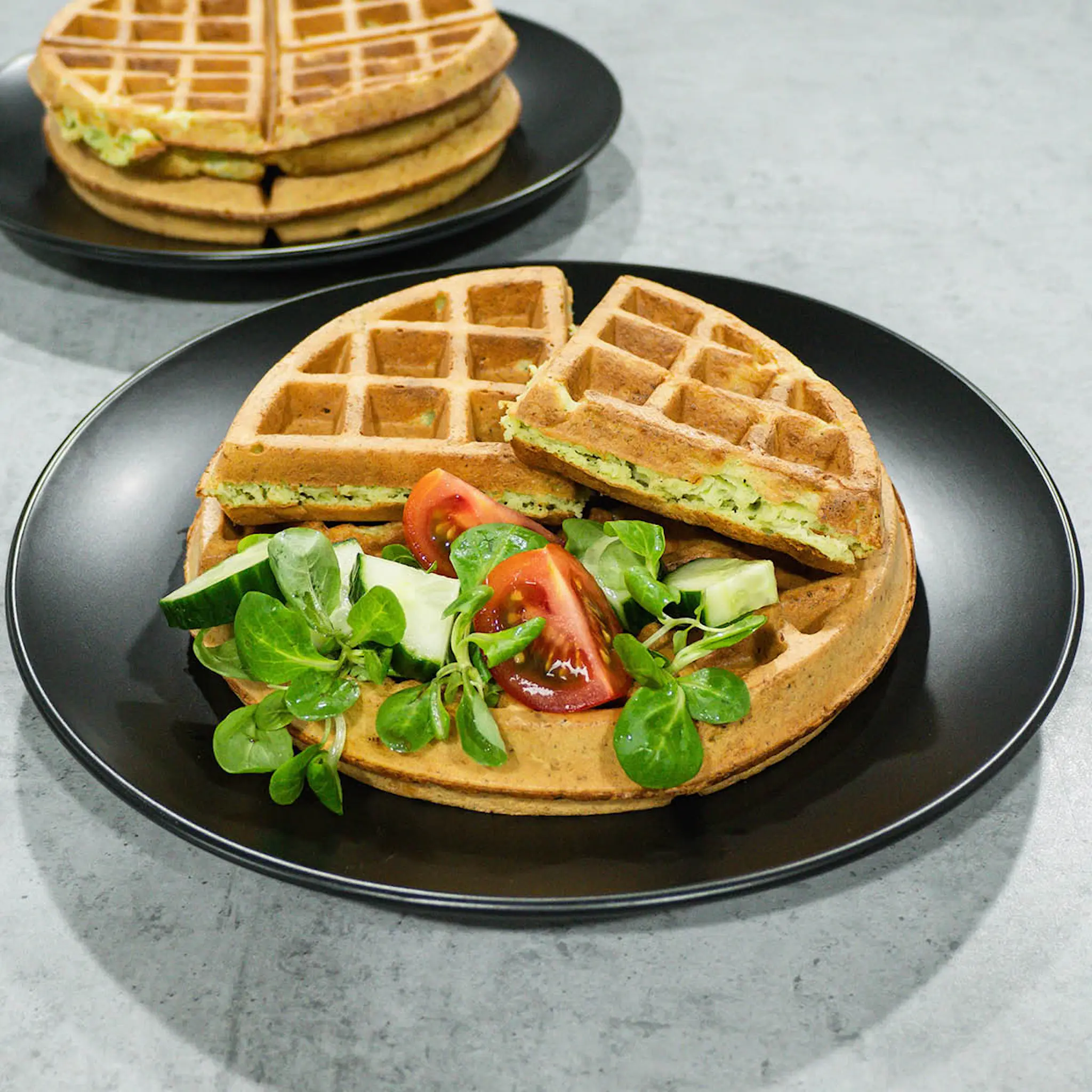 Caso WaffleUp belgiskt våffeljärn 18 cm stål/svart