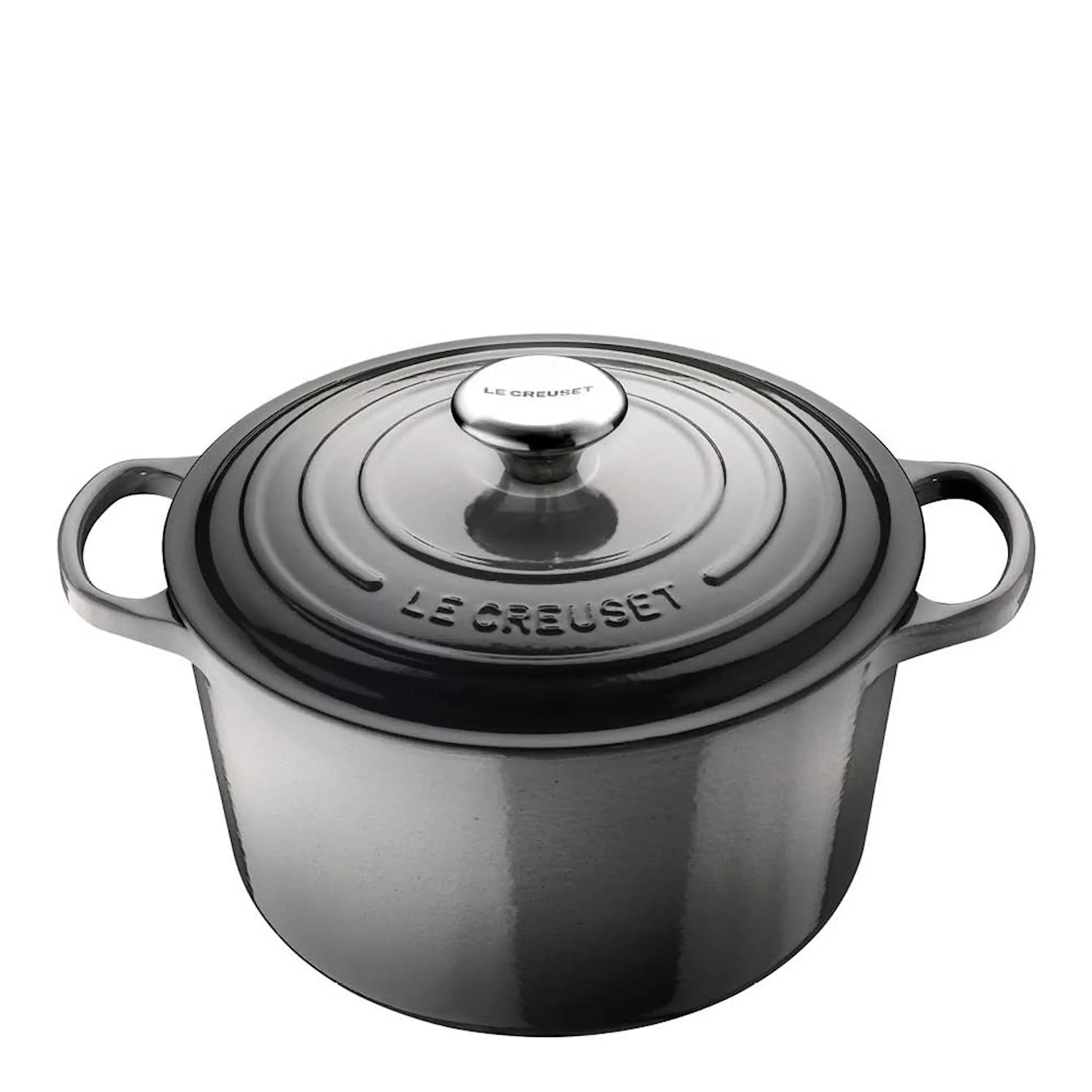 Le Creuset Signature støpejernsgryte rund 26 cm 6,3L flint