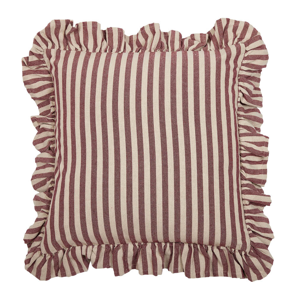 Fondaco Svea kuddfodral 48x48 cm vinröd