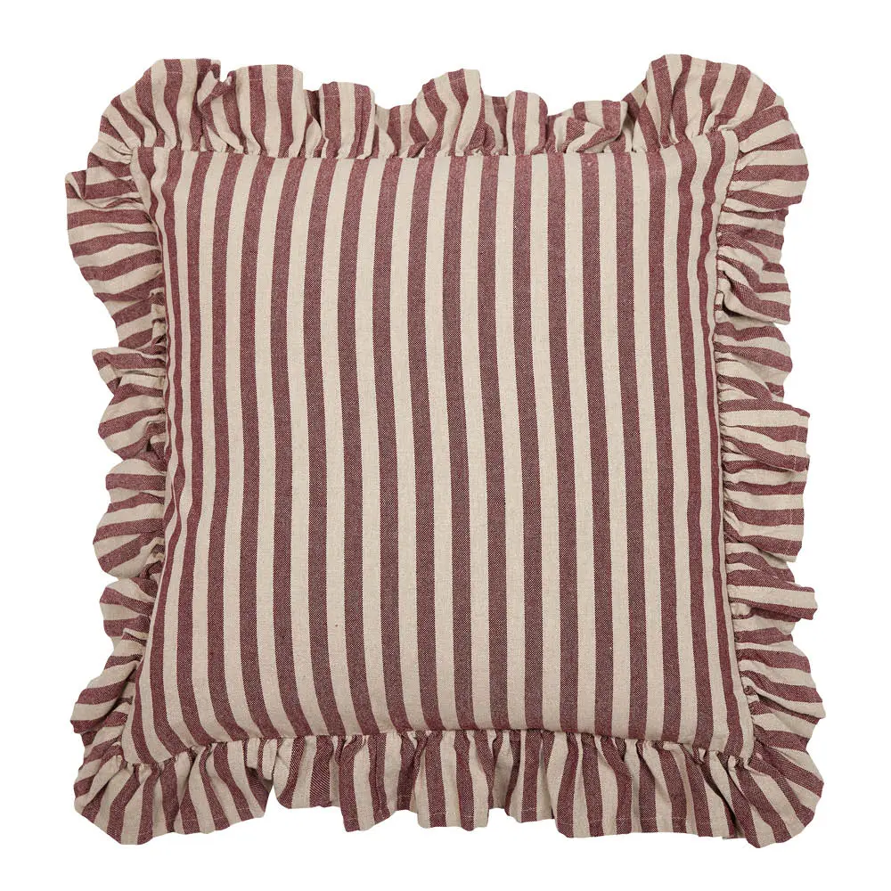 Svea putetrekk 48x48 cm vinrød