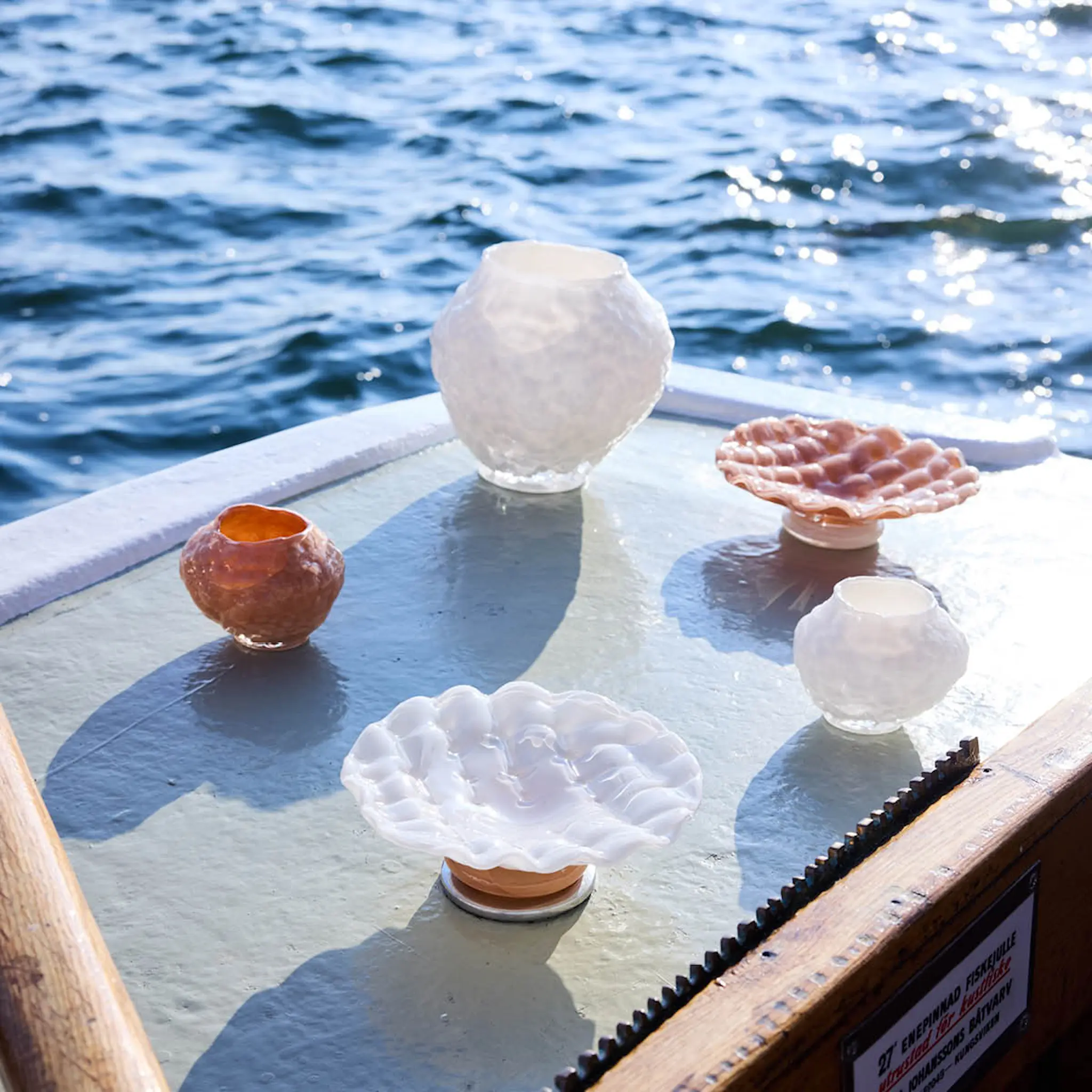 ByOn Corallo vas XS 17,5x17 cm offwhite