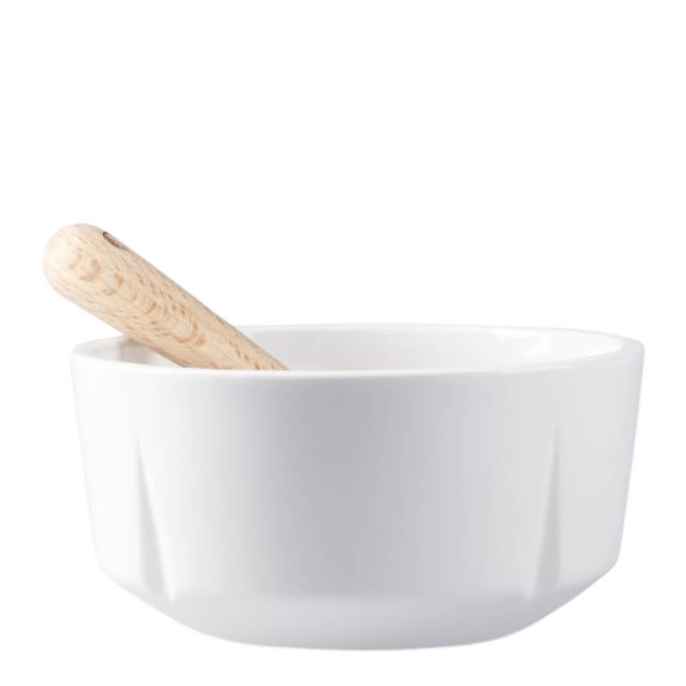 Rosendahl Grand Cru snacksskål med sked 10,5 cm vit