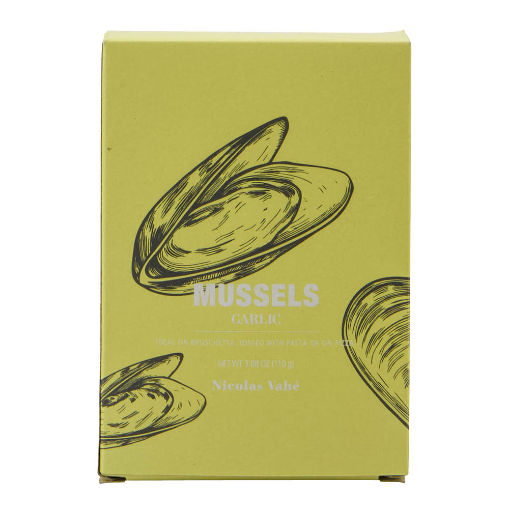 Nicolas Vahé Blåmusslor i rapsolja och vitlök 110 g