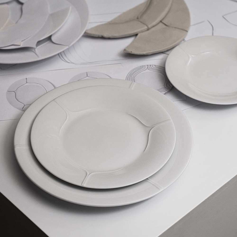 Rörstrand Pli Blanc Tallrik 26 cm