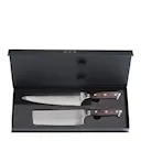 Wengè knivset 2 delar kockkniv + grönsakskniv