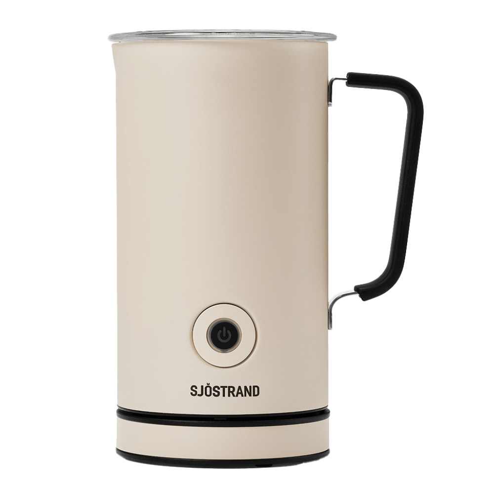 Sjöstrand Milk Frother Mjölkskummare Beige