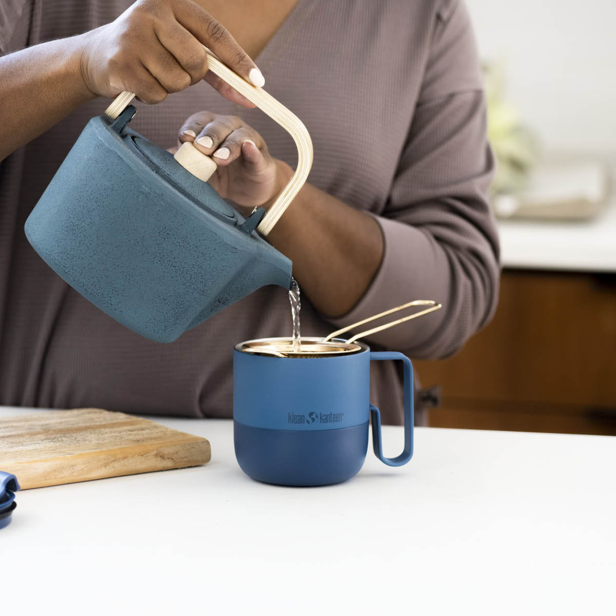 Klean Kanteen Rise mugg 41 cl med fliplock Stellar