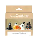 Halloween tårtdekorationer 4-pack multi