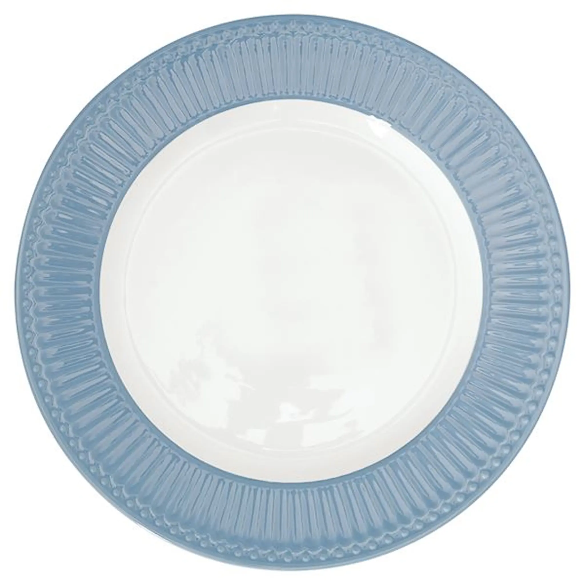 GreenGate Everyday Alice middagstallrik 26,5 cm sky blue