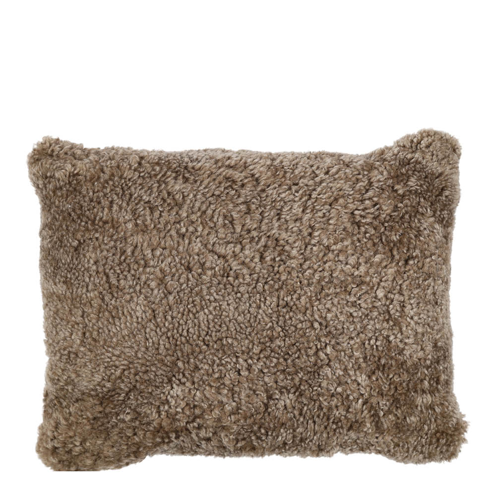 Natures Collection - Tyynynpäällinen New Zealand lampa lyhyt villa 35x45 cm sahara