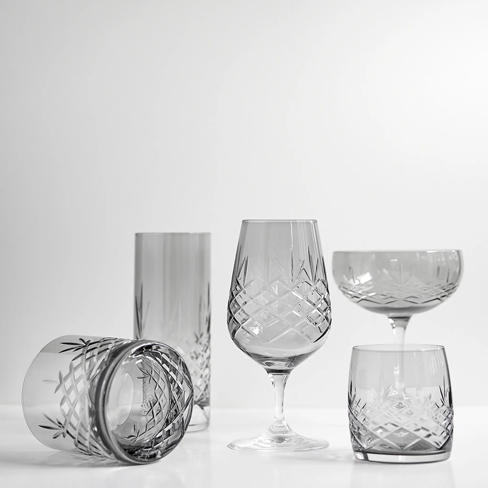 Frederik Bagger Crispy Lowball Glas 38 cl 2-pack Dark