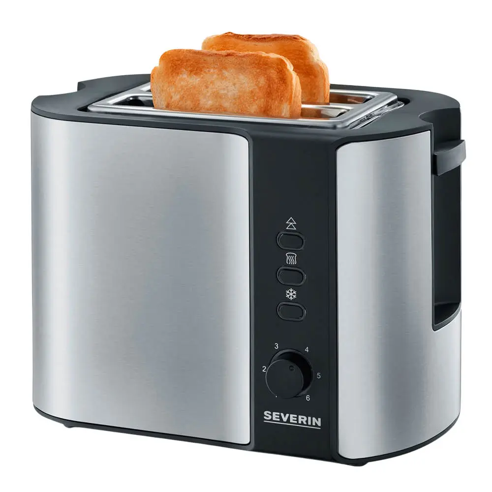 Brødrister AT2589 2 skiver 800W børstet stål