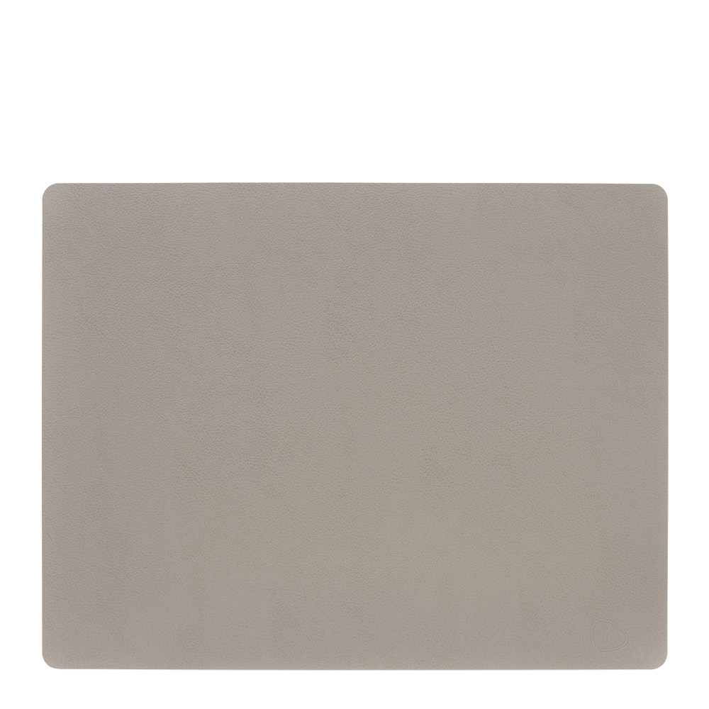 LIND DNA Square Leather Serene Pöytätabletti 35x44 cm Ash