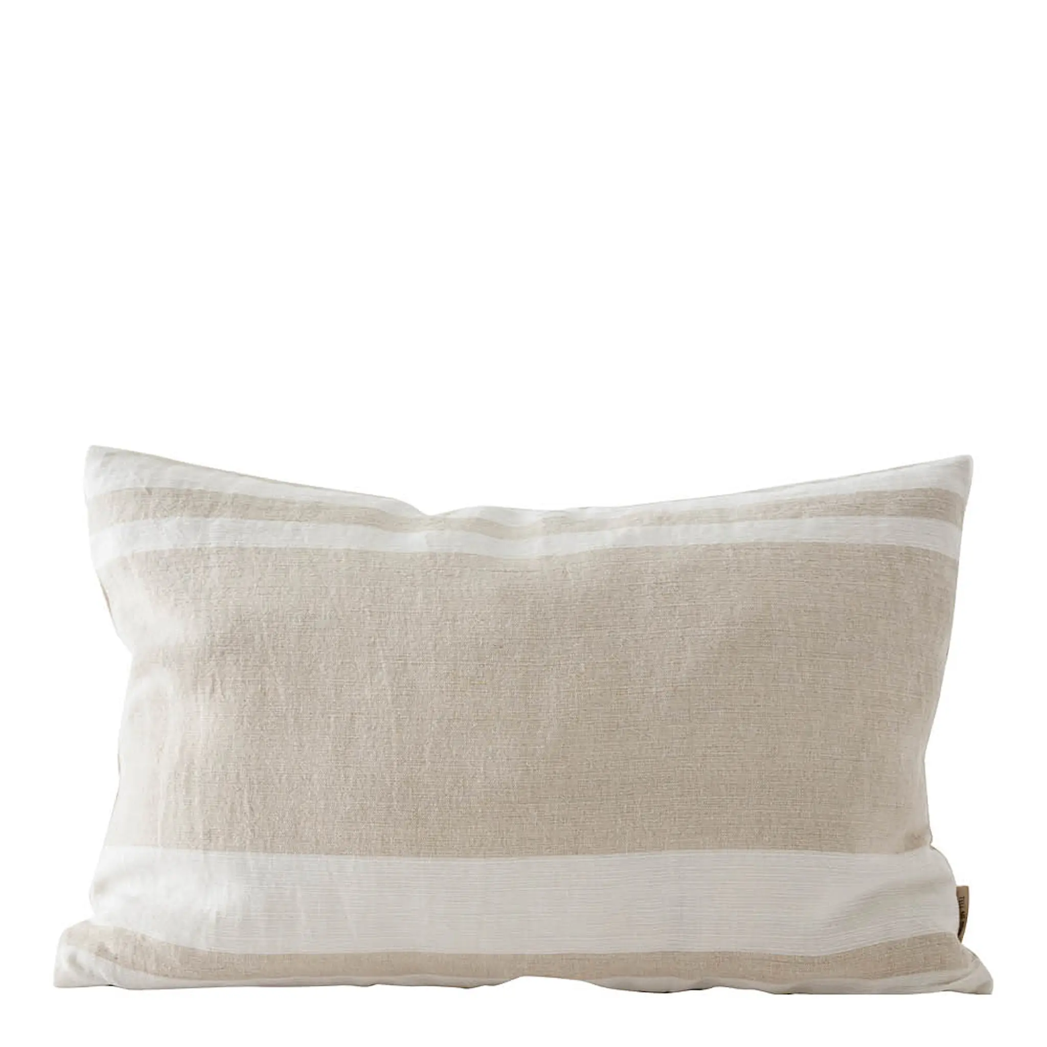 Tell Me More Jules kuddfodral linne 40x60 cm beige ränder