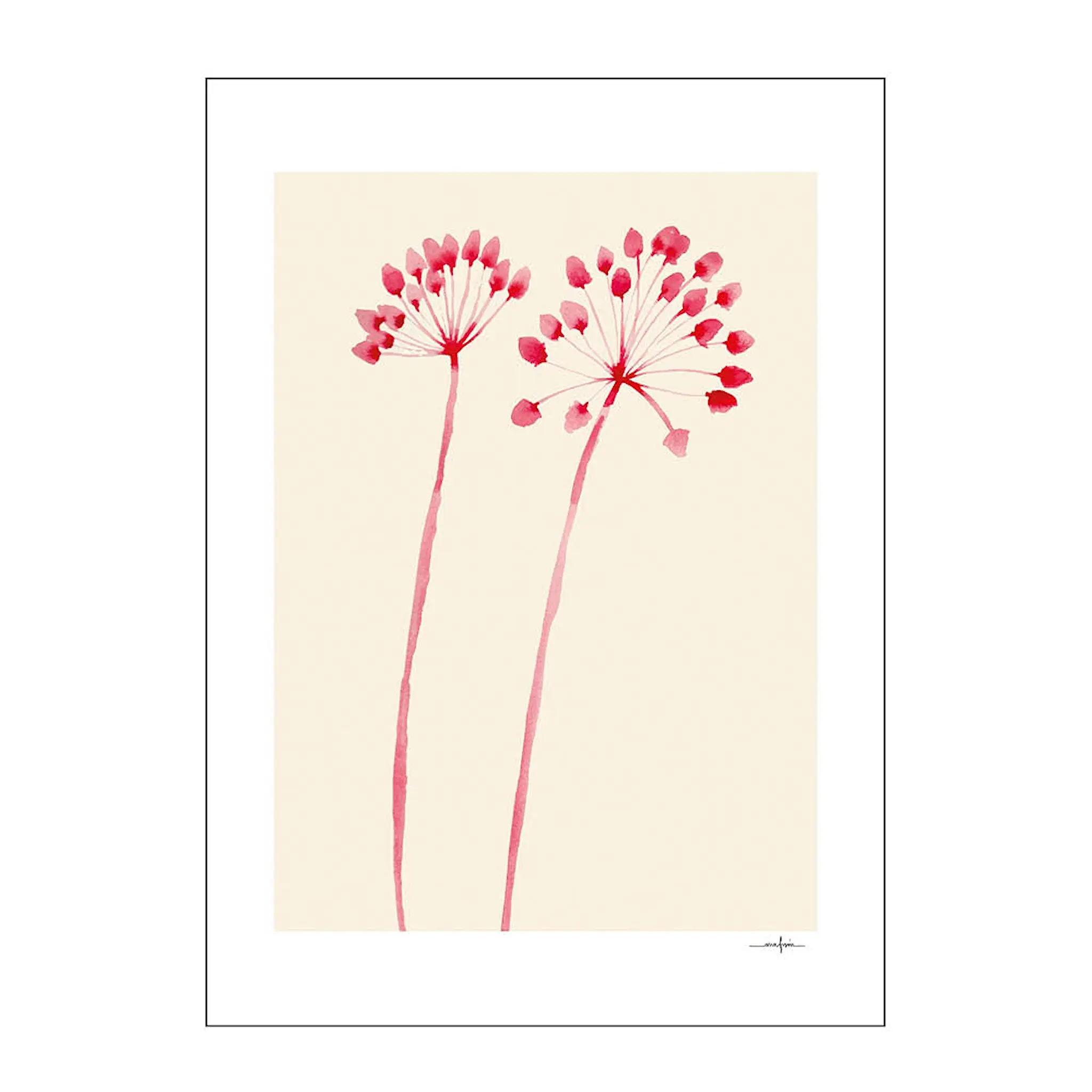 Poster & Frame The Poster Club x Ana Frois poster 30x40 cm flowers 02