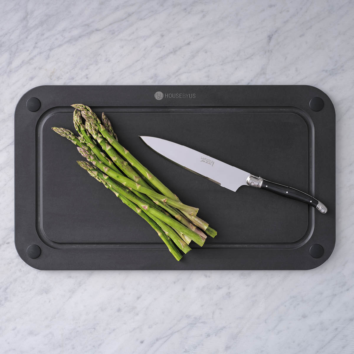 HouseByUs Skärbräda i träfiber 2-pack L 45x26 cm