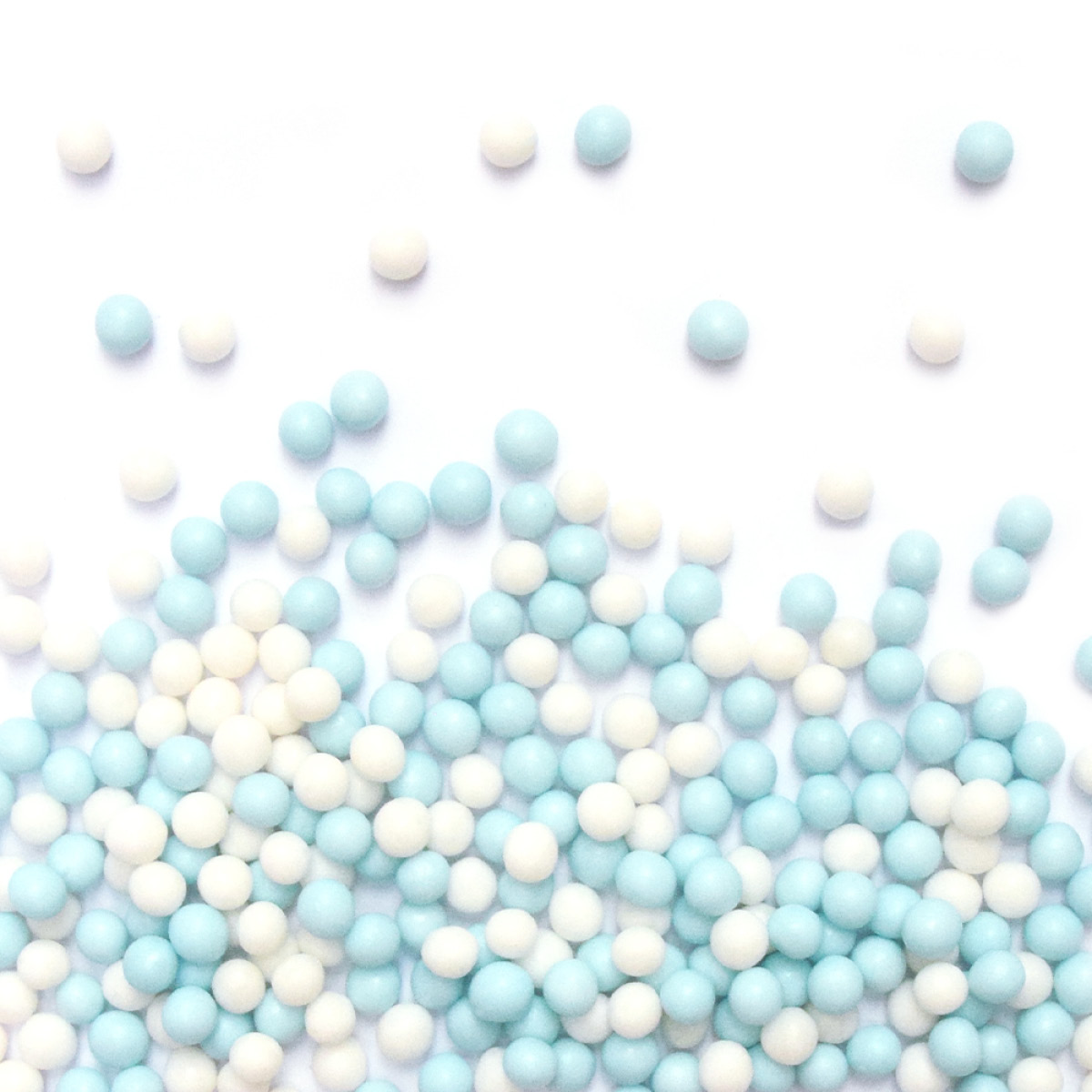 ScrapCooking Strössel små kulor 55 g blå/vit