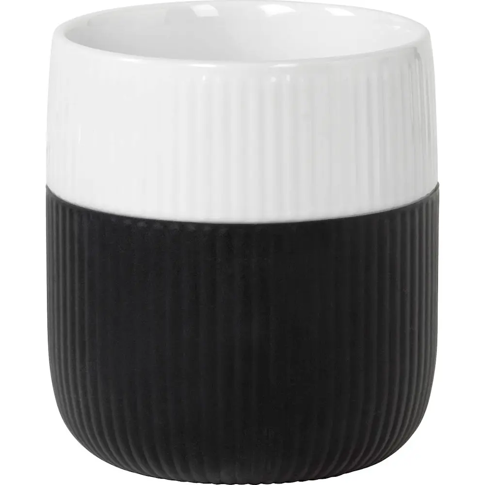 Fluted Contrast Muki 35 cl Musta