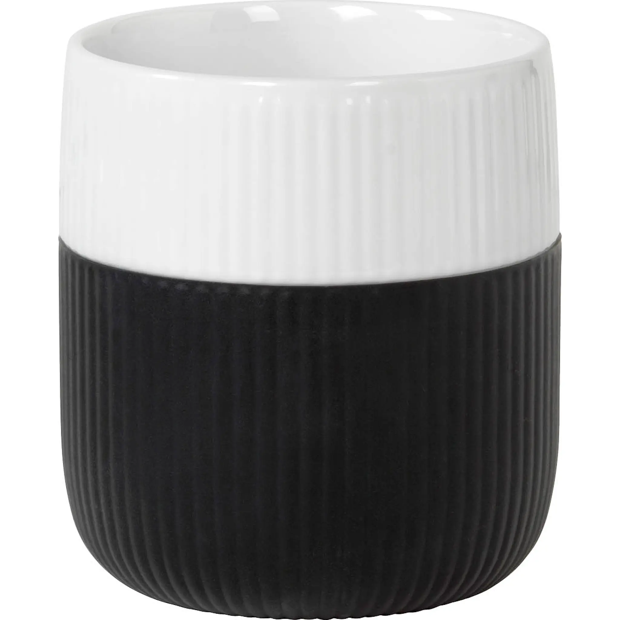 Royal Copenhagen Fluted Contrast Mugg 35 cl Svart