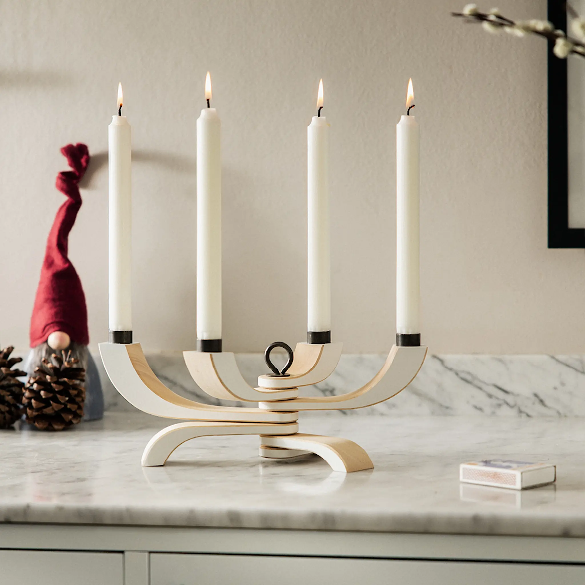 Design House Stockholm Nordic Light Ljusstake 4-armad Vit