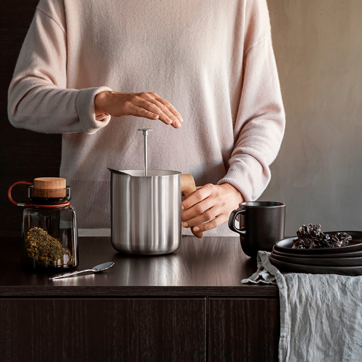 Eva Solo Nordic Kitchen Te Presskanna 1 L Rostfri