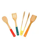 School of Wok Redskapskit 4 delar Bambu