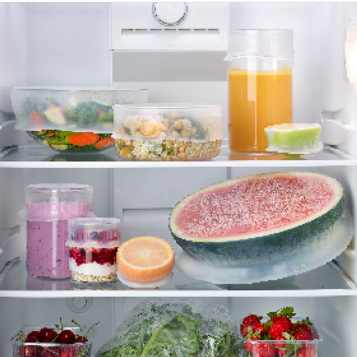 Lékué Återanvändbart stretchlock 8,5 cm 2-pack klar