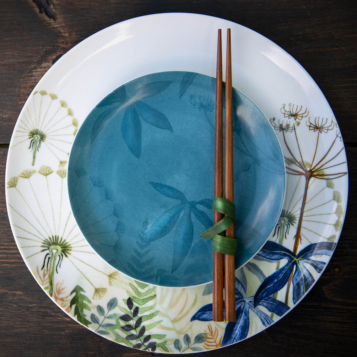 Magnor Florytale Lautanen 17 cm Sininen