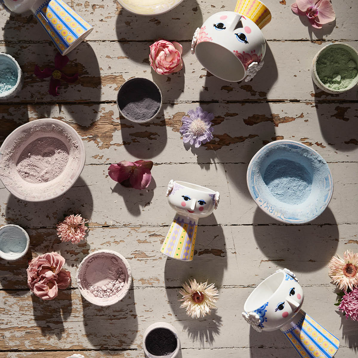 Bjørn Wiinblad Eva vas 15 cm lavendel