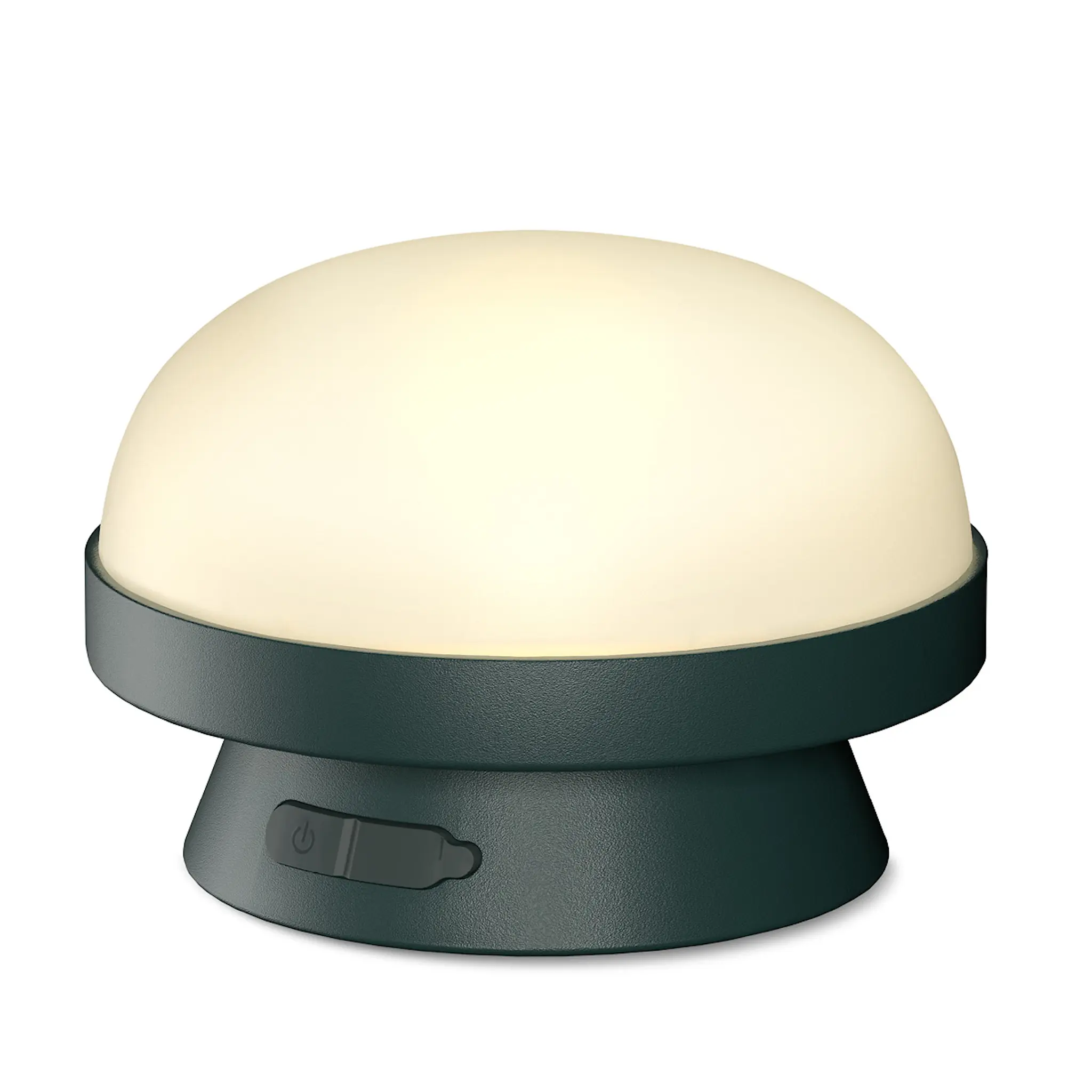 Rosendahl Soft Spot Solar Dots lampa 8,5 cm forest green