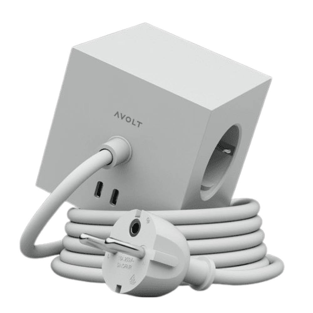 Avolt - Square 1 USB-C kaapeli 1,8 m Gotland Grey