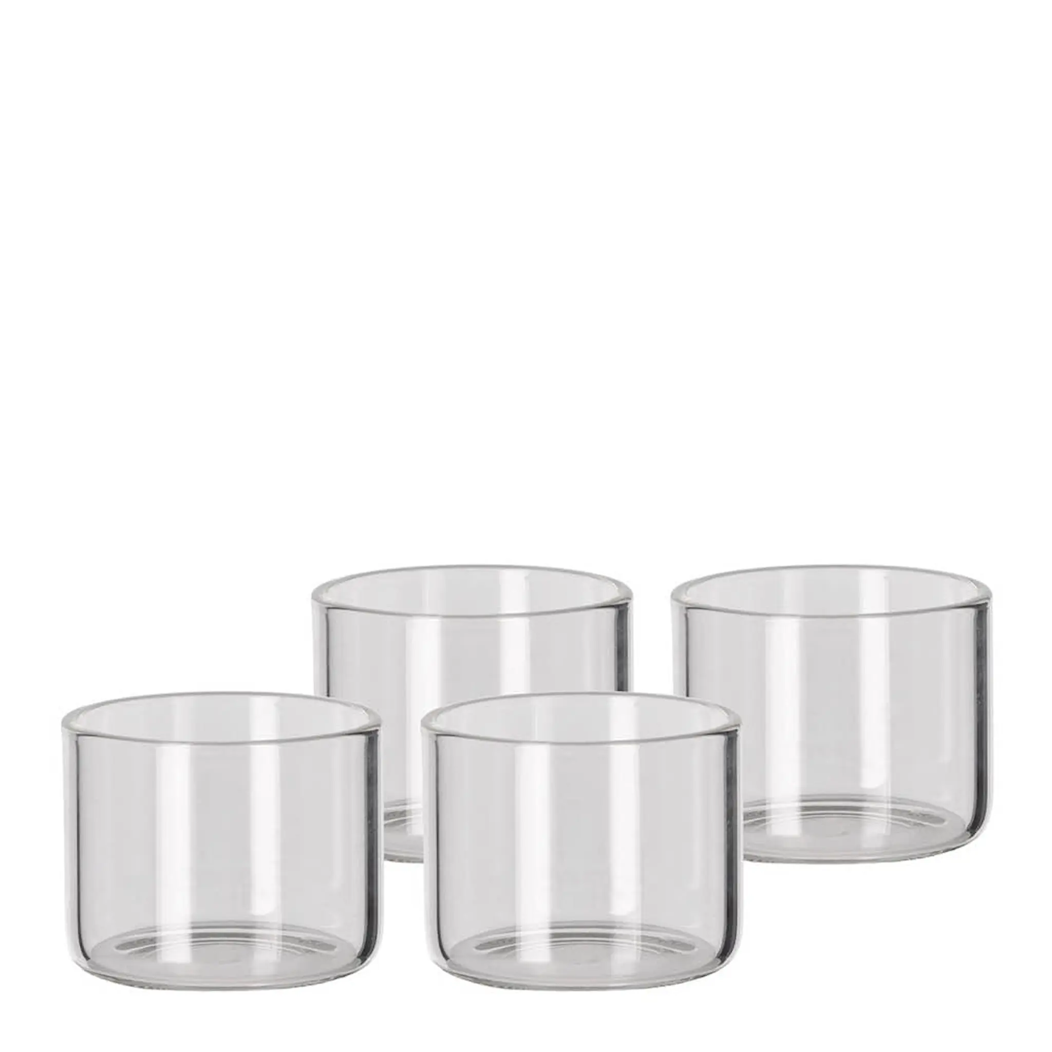Blomsterberg Dessertglass 6 cm 4 stk borosilikatglass