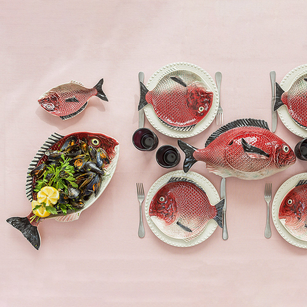 Bordallo Pinheiro Peixes terrin fisk 3,3 L