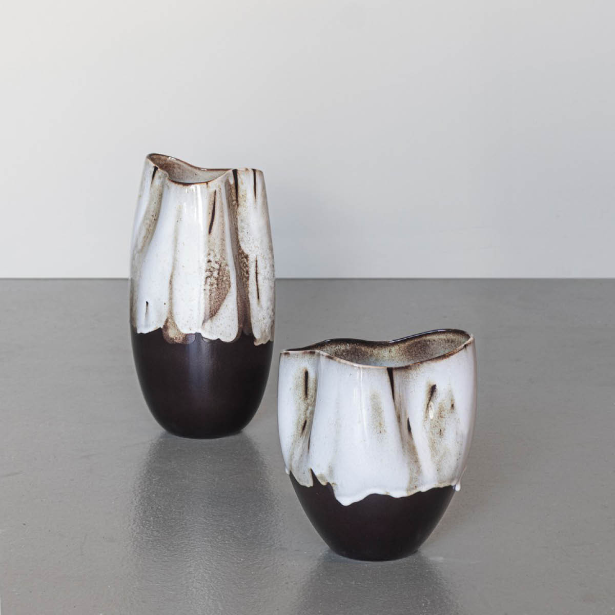 Mette Ditmer By Hand Curve Maljakko 38,5 cm Offwhite
