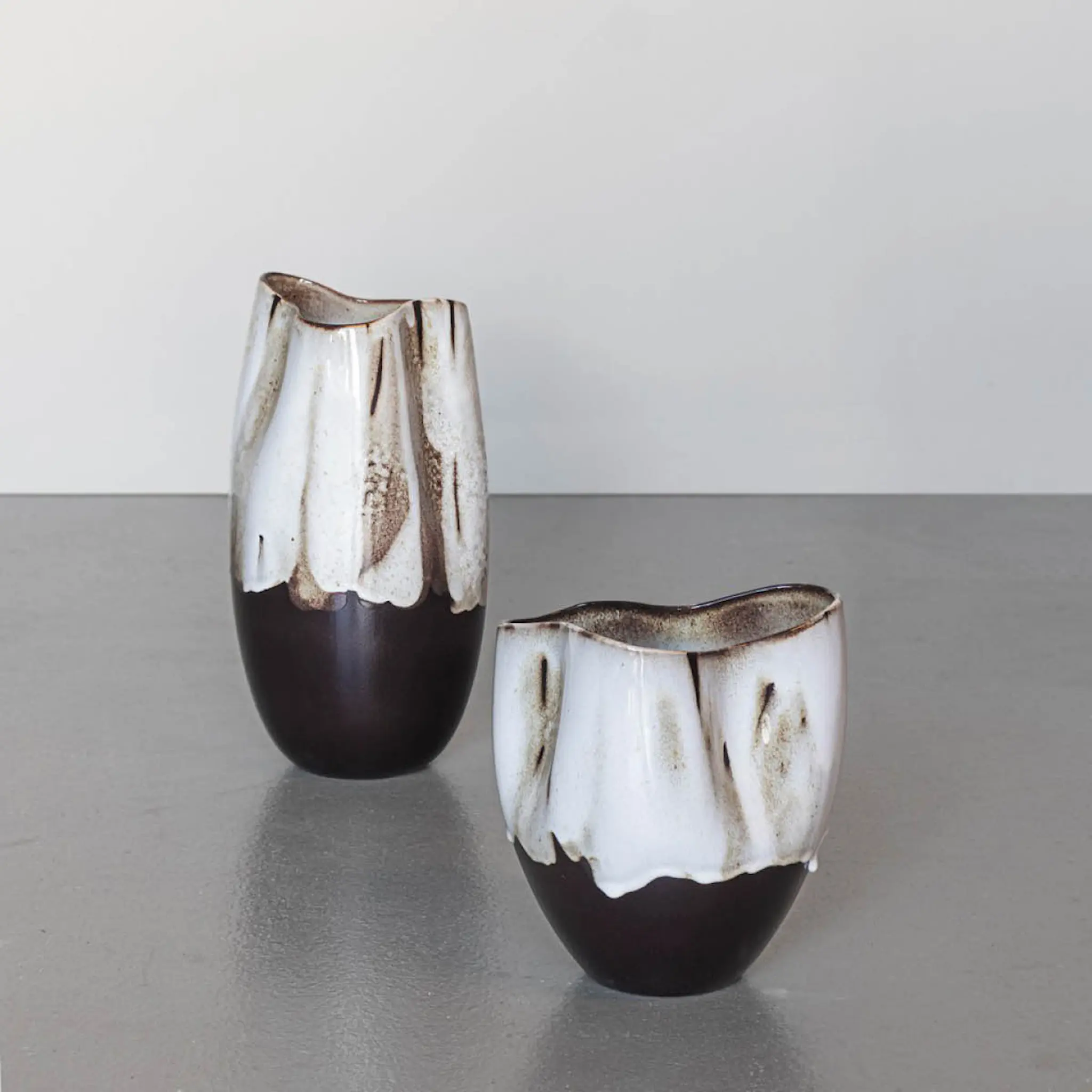 Mette Ditmer By Hand Curve Maljakko 38,5 cm Offwhite