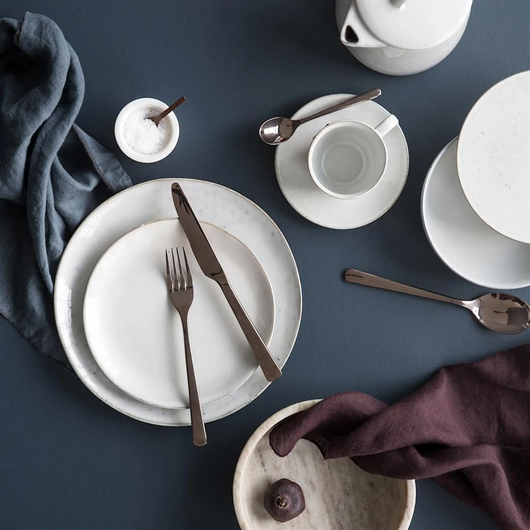 Broste Copenhagen Hune Bestickset 16 delar Roséguld