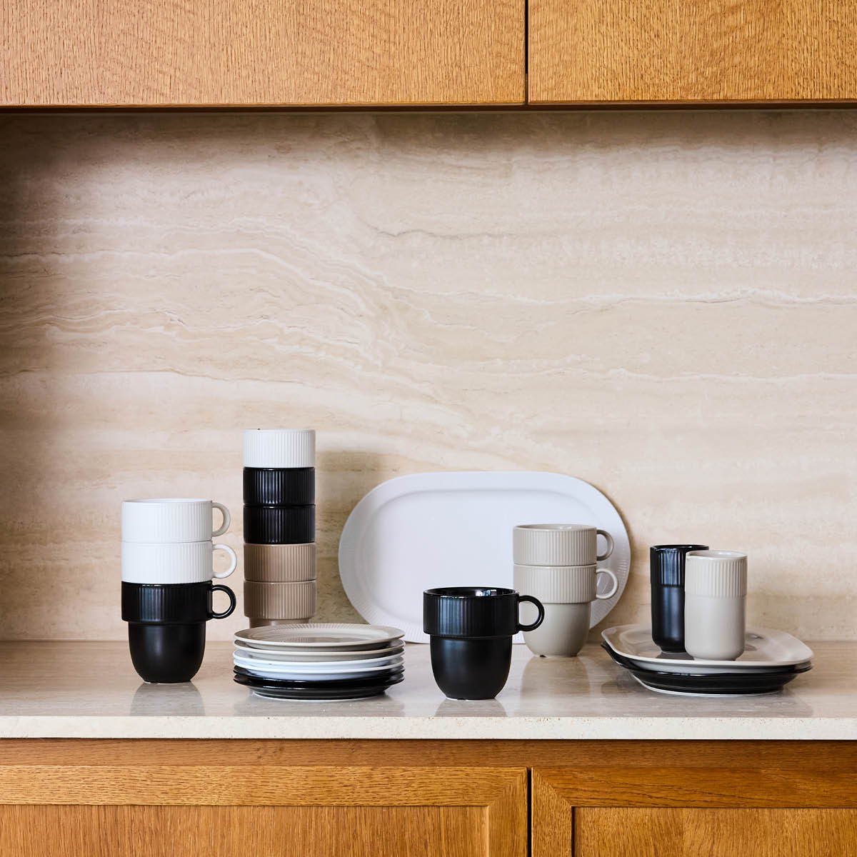 Sagaform Inka asjett 17 cm svart