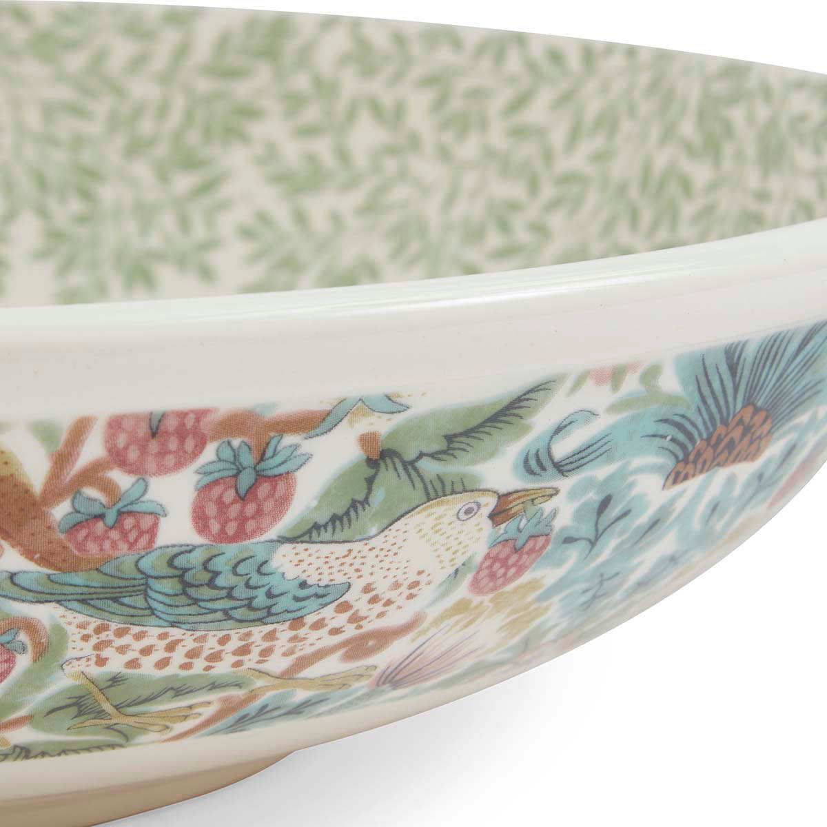 Spode Morris & Co låg skål 16 cm strawberry thief