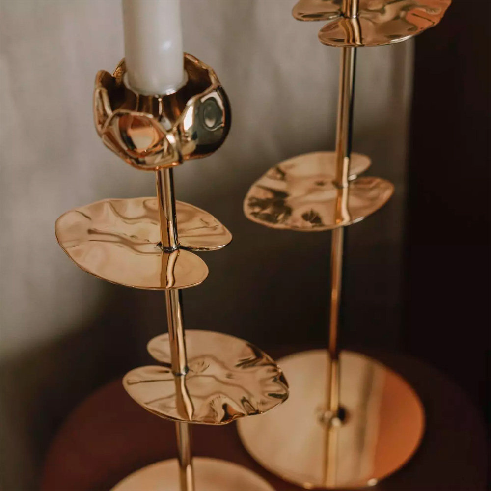 Hilke Ninfea Alta Ljusstake 35 cm