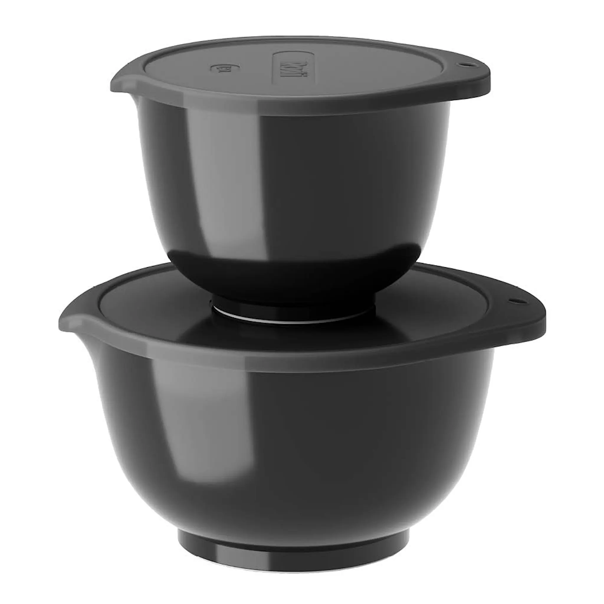 Rosti Margrethe skålset 4 delar 1,5 + 3 L black edition