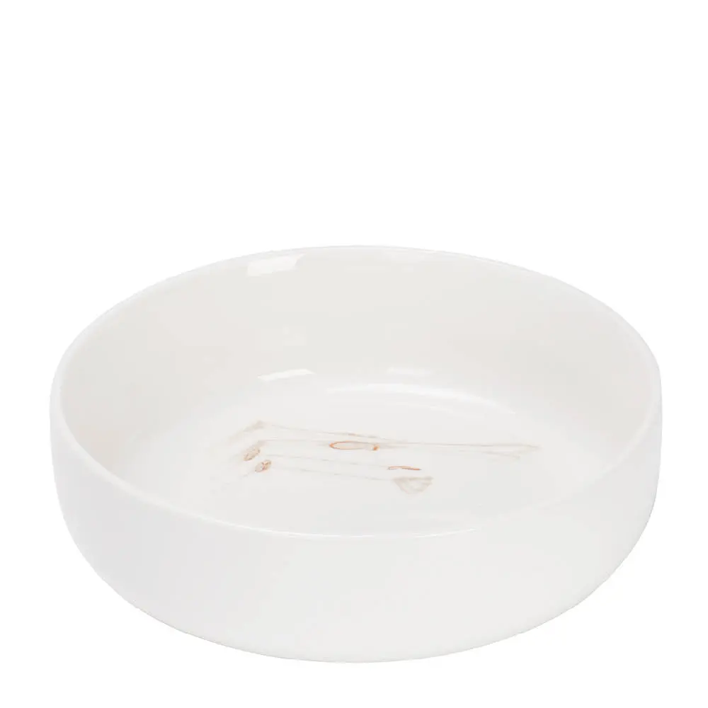 Ski Kulho 21 cm Valkoinen/Ruskea