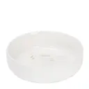 Ski skål 21 cm vit/brun